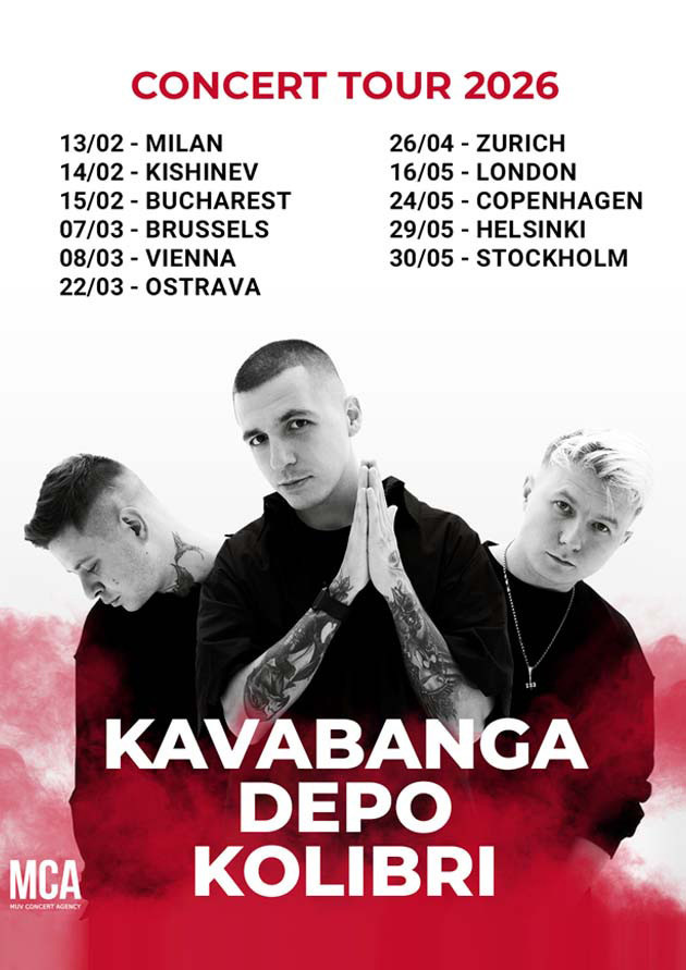 KAVABANGA Depo Kolibri Lyrics concert for Valentine’s Day