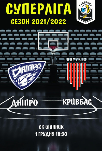 БК Дніпро - БК Кривбас БК Дніпро - БК Кривбас
