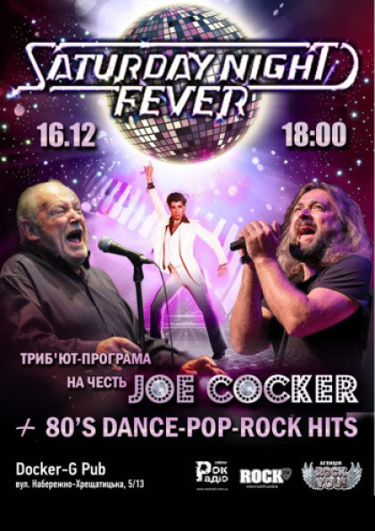 Tribute Joe Cocker - Saturday Night Fever Tribute Joe Cocker - Saturday Night Fever