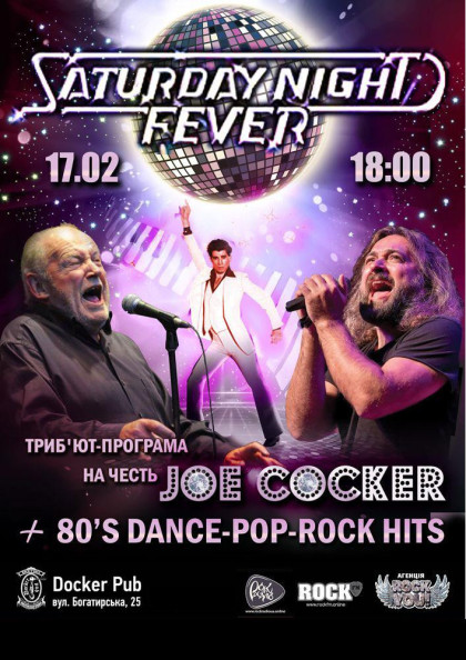 Tribute Joe Cocker - Saturday Night Fever Tribute Joe Cocker - Saturday Night Fever