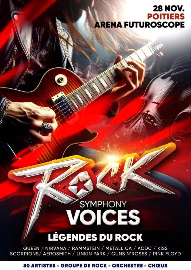 Rock Symphony Voices in Poitiers ᐉ Concert ticket Buy on 28 November