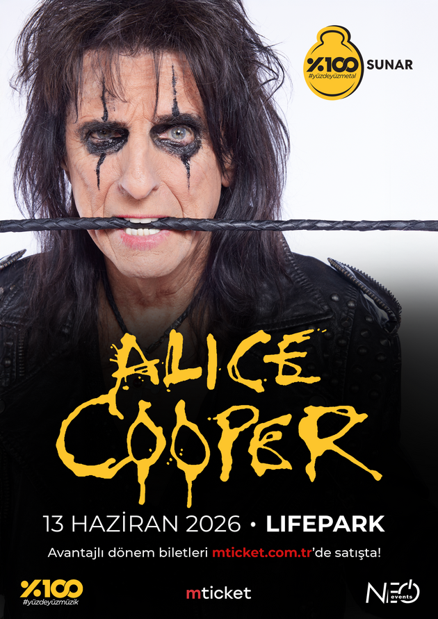 Yüzdeyüz Metal Sunar : Alice Cooper. 