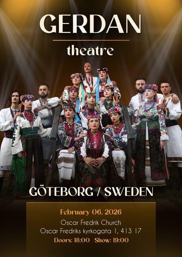 Gerdan Theatre: The Ukrainian Spirit in Song Goteborg