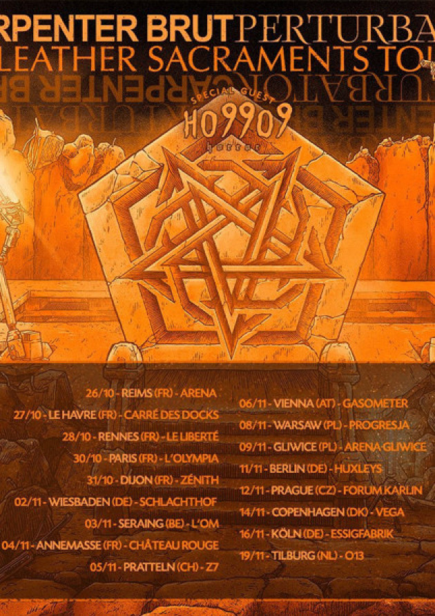 PERTURBATOR x CARPENTER BRUT + HO99O9