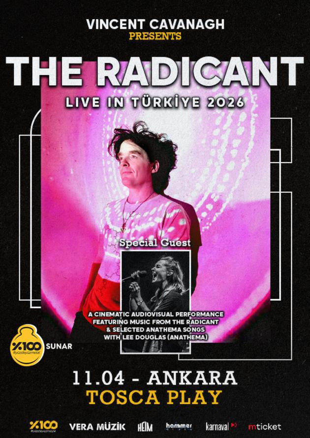 %100 Metal Sunar: The Radicant + Selected Anathema Songs with Lee Douglas (Ankara)