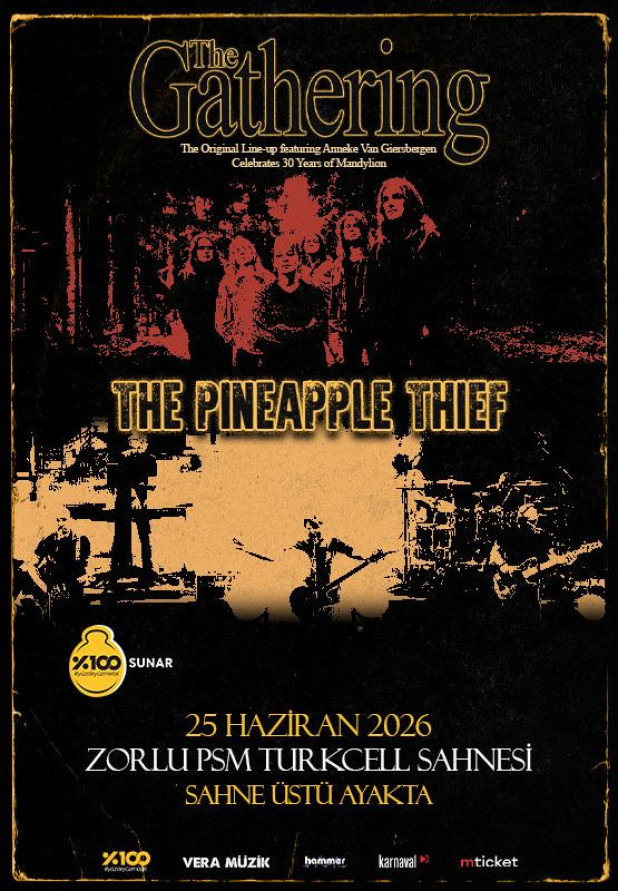 100% Metal представляє: The Gathering та The Pineapple Thief