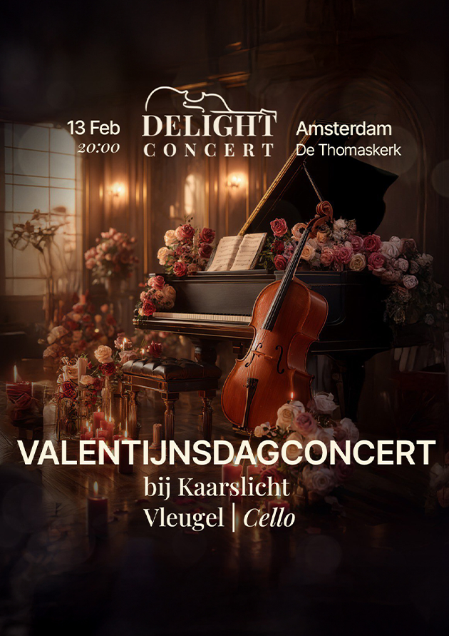 Valentijnsdagconcert bij Kaarslicht Vleugel | Cello
