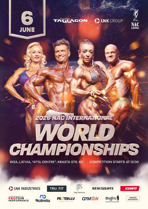 2026 NAC International World Bodubilding Championships