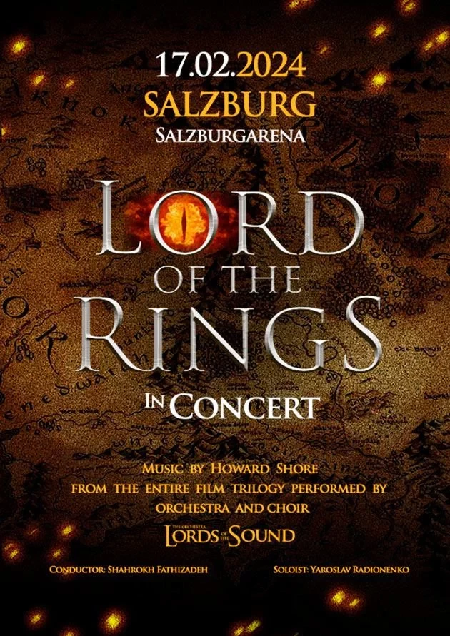 LORD OF THE RINGS in Concert in Salzburg ᐉ Konzertticket Kaufen Sie auf 17 Februar 2024 ᐉ mticket.eu