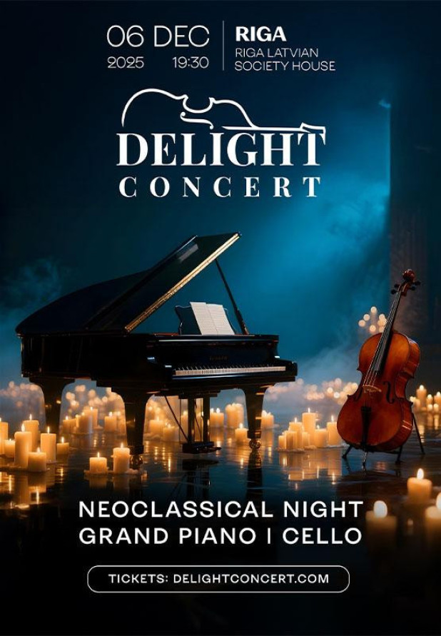 Neoclassical Night.Grand Piano/ Cello. Riga