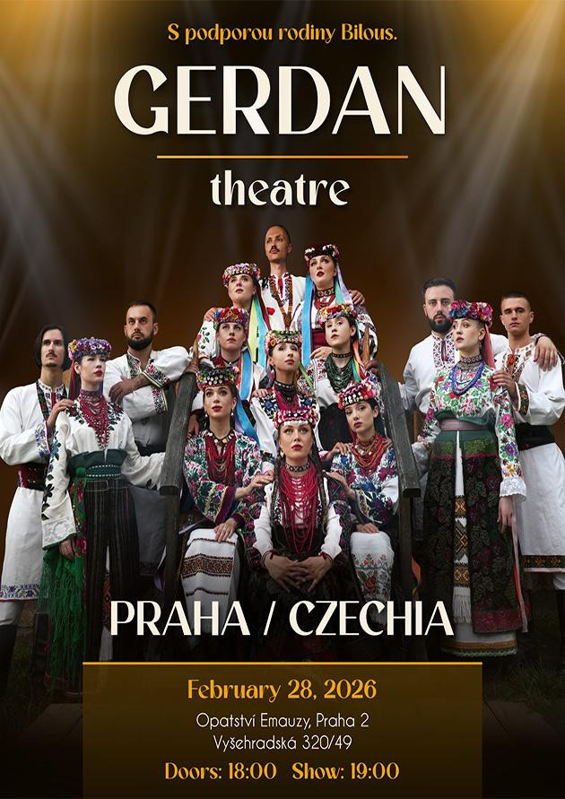 Gerdan Theatre: The Ukrainian Spirit in Song. Prague