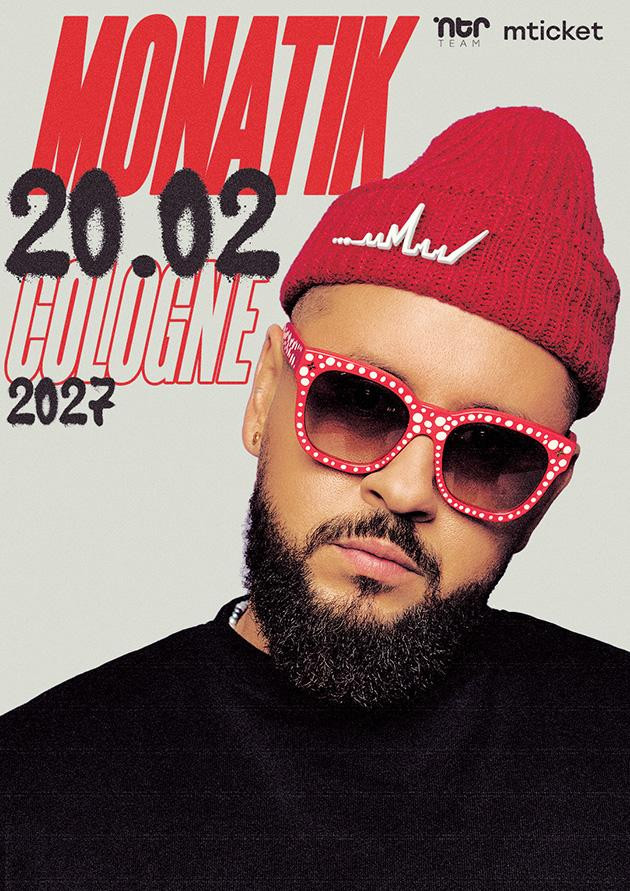 Monatik Europe Tour 2027. Cologne