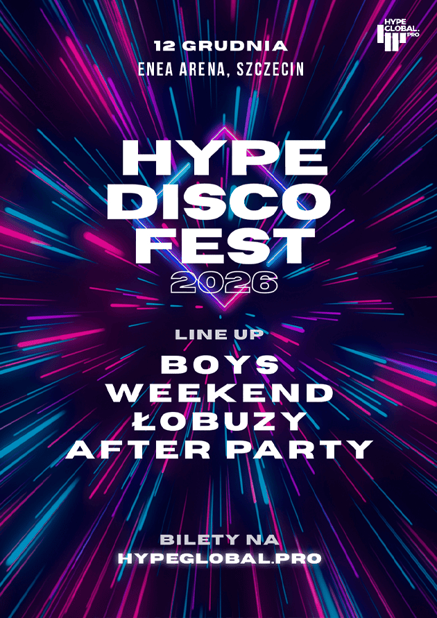 Festiwal Muzyki Disco 2026 w Szczecinie - Hype Disco Festiwal