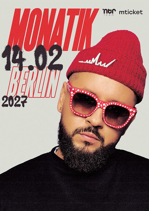 Monatik Europe Tour 2027. Berlin